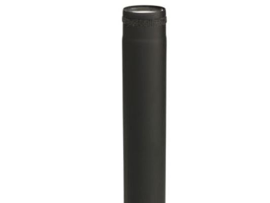 MB Musta putki 80mm500mm lgd - pituus 500mm x 1mm keraamisella tiivisteellä varustettuna