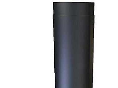 MB Sorte røgr. 130mm 500 lgd. - længde 500mm x 2mm u.renseklap