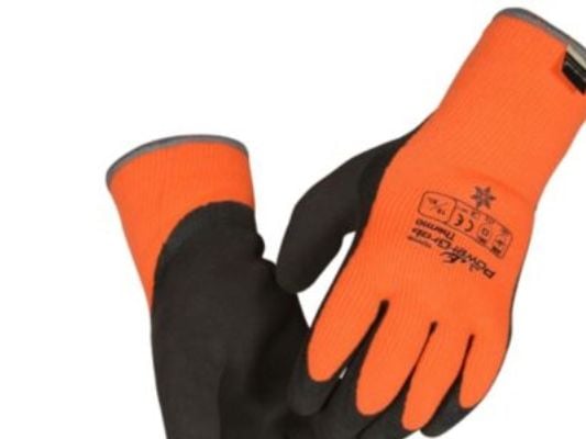 OX-ON kuldebeskyttelseshanske Powergrab Thermo 11 orange/svart (168.81)