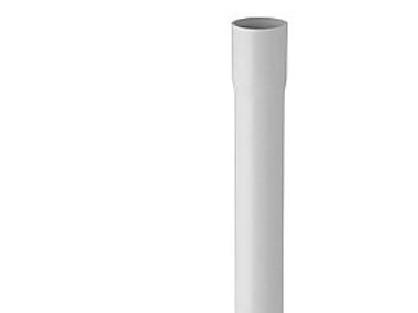 Skyllerørsforlænger 44mm hvid m/mf lige