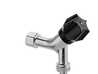 Frese aftapventil Fork. 1/2 - M/slforskr. Blå/rød. Krom greb Frese aftapventil Fork. 1/2 - M/slforskr. Blå/rød. Krom greb