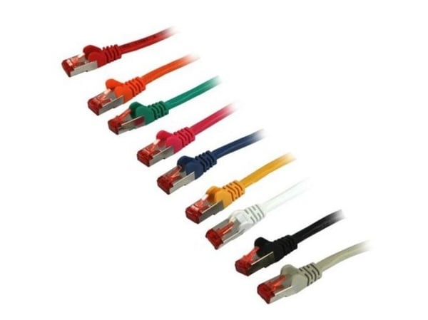 Patchkabel RJ45 CAT6 250 MHz 10 m svart SSTPSFTP CAT66A781 Synergy 21