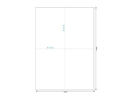 MediaRange MRINK143, Valkoinen, Kiinteä, 105 x 148, A4, Matta, Laser/Inkjet
