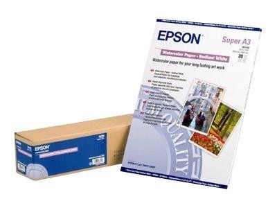 EPSON akvarellipaperi - matta - syövytysvalkoinen - rulla A1(61.0 cm x 18 m) - 190 g/m² - 1 rulla(t) akvarelliväritekstuuripaperi - SureColor SC-P1...