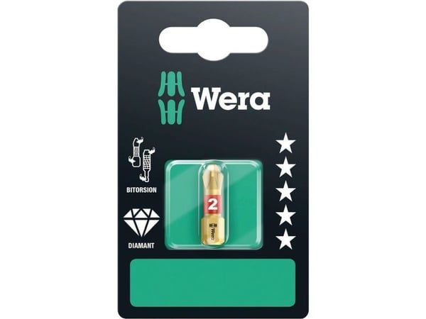 Wera 851/1 BDC SB SiS 05073334001 Poikkileikkaava terä PH 3 Työkaluteräs Timanttipinnoitettu, Alloy D 6.3 1 kpl 1 kpl