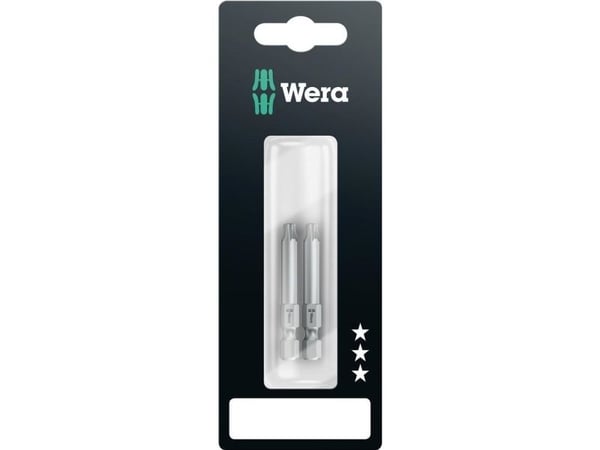 Wera 867/4 Z SB, 2 stykker, Torx, TX15, CE, GS, DVE, 50 mm, 60 mm