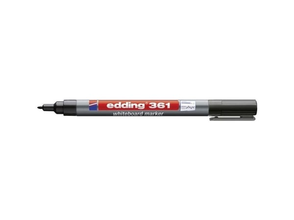 Edding e-361, 1 stk, Sort, Sort, Grå, 1 mm