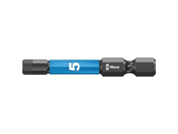 Wera 840/4 IMP DC Hex-Plus DIY, 1 stykker, Hex (metrisk), 5 mm, 50 mm, 50 mm, 17 mm