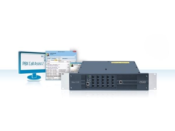 Auerswald COMpact 5500R - IP-PBX - 2U - rackmonterbar - 2 x 10/100
