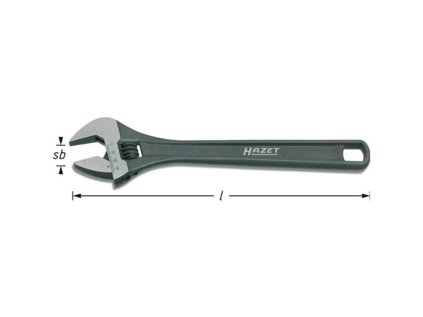 HAZET 279-8, 205 mm, Justerbart bånd
