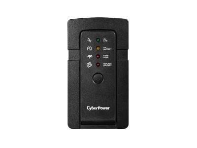 CyberPower RT650EI - UPS - AC 230 V - 400 watt - 650 VA - RS-232, USB - utgangskontakter: 4 - svart