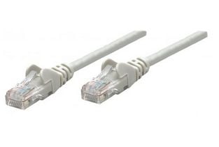 Intellinet Cat5e, UTP, 0.25m, 0,25 m, Cat5e, U/UTP (UTP), RJ-45, RJ-45, Grå