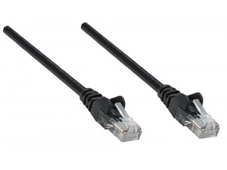 Intellinet 739856, 1,5 m, Cat6, S/FTP (S-STP), RJ-45, RJ-45, Sort