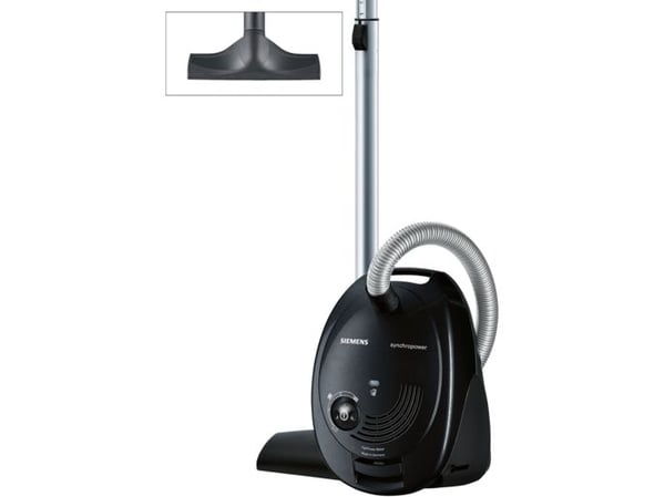 Siemens Synchropower VS06A212 - Støvsuger - kanister - pose - svart