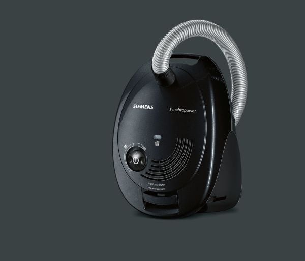 Siemens Synchropower VS06A212 - Støvsuger - kanister - pose - svart