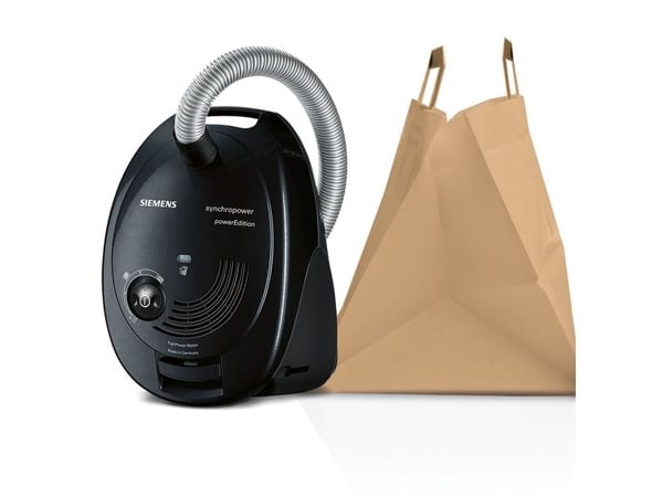 Siemens Synchropower VS06A212 - Støvsuger - kanister - pose - svart