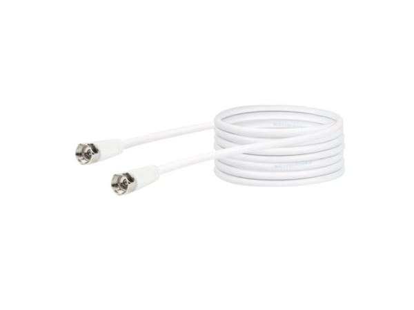 Schwaiger SAT-Empfängerkabel 75 dB 5,0m Wei? (KVC250052)