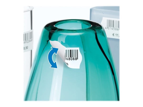 HERMA 10002, Valkoinen, Hintalappu, Irroitettava, Paperi, Matta, Laser/Inkjet