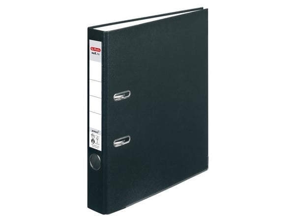 Herlitz 05450804, A4, Polypropeeni (PP), Musta, 5 cm, 1 kpl