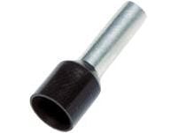 Liitäntäputki musta 6,0 mm² pituus 20,0 mm eristyspituus 12,0 mm - (100 kpl)