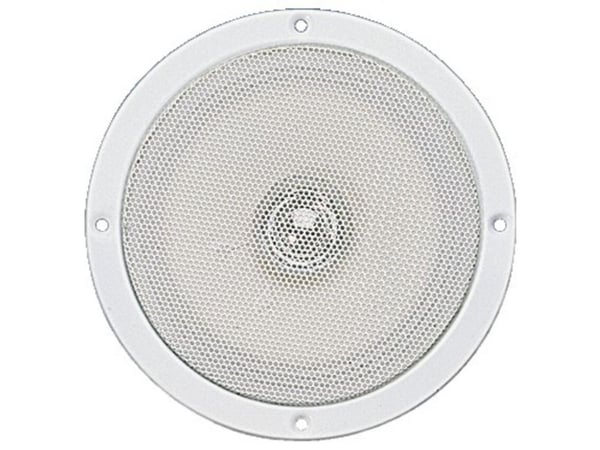 Monacor SPE-158/WS, 1.0 kanaler, Koblet med ledninger (ikke trådløs), 15 W, 100 - 12000 Hz, 8 O, Hvit