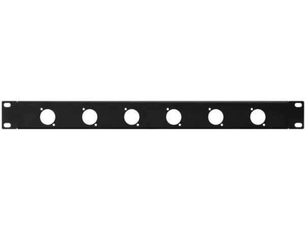 Monacor RCP-8731U, Svart, 1U, 482 mm, 44,2 mm