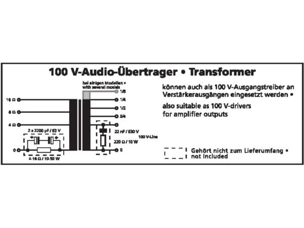 Monacor TR-1010LC transformator