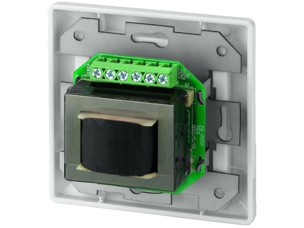 Monacor ATT-512PEU, Rotasjonsvolumkontroll, Vegg-montert, Hvit, 50 - 18000 Hz, 12 W, 80 mm