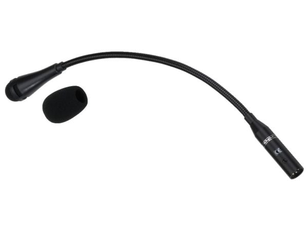 IMG Stageline DMG-450 Joutsenkaulainen puhemikrofoni Siirtotyyppi: Laajakaista Mukana tuulisuoja Mikrofoni (3,5 mm:n liitin), mikrofoni (6,3 mm:n l...