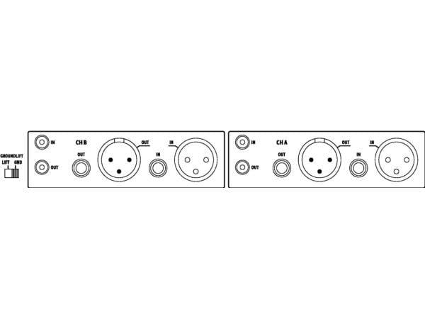 MEQ-115/SW 2-kanals grafisk equalizer