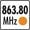TXS-812SET trådløst 2-kanals mikrofonsystem, 863.80/864.20 MHz (inkl. 2 sendere & 1 mottaker)