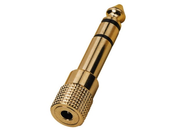Monacor HA-37G, 6.3 mm, 3,5 mm, Gull