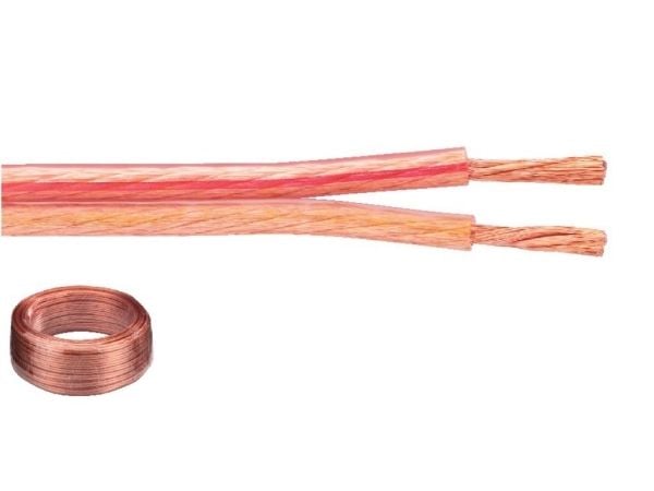 Monacor SPC-25, Kupari, 50 m, Läpinäkyvä