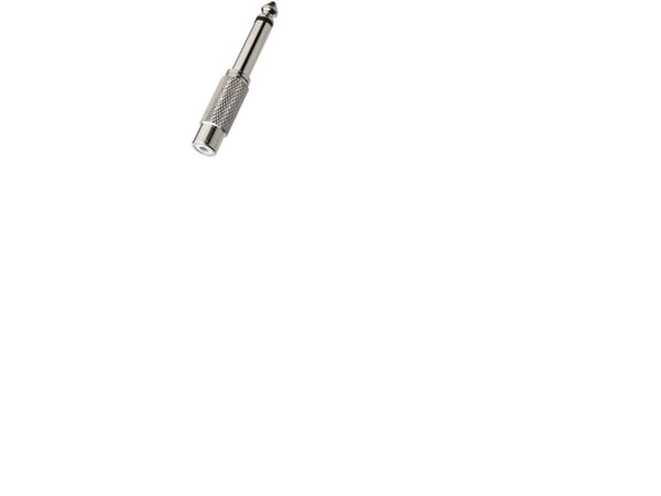 Monacor NTA-175M, 6.3 mm, RCA, Metallisk