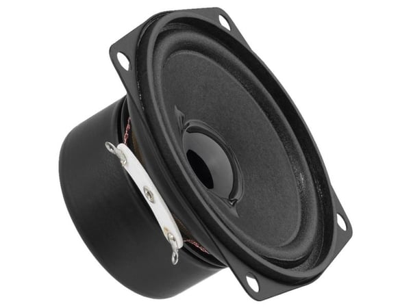 Monacor SP-7/4SQS, Full rekkevidde, 4 W, Rektangulær, 8 W, 4 O, 3 - 17000 Hz