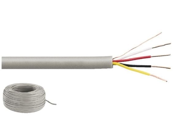 JYSTY-2208 signalkabel typ J-Y(St)Y, 4 x 0,5 mm², 100 m