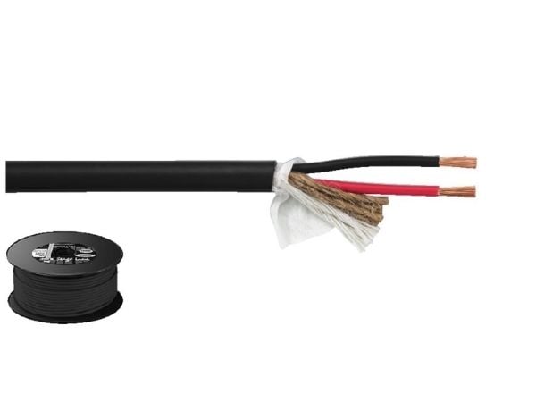 Monacor SPC-515CA, Kobber, 100 m, Sort