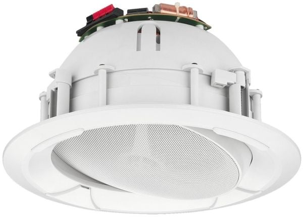 Monacor EDL-65TW, 2-veis, 1.0 kanaler, Koblet med ledninger (ikke trådløs), 30 W, 50 - 20000 Hz, Hvit