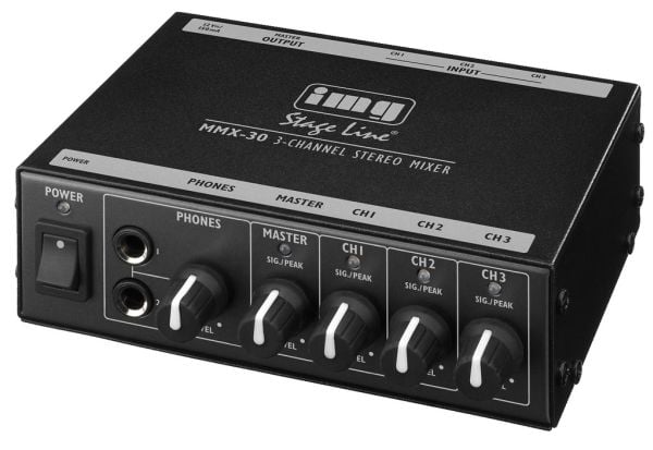 MMX-30 kompakt 3-kanals stereo line mixer