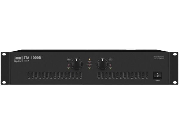 Monacor STA-1000D stereoförstärkare klass D PA, 1 200 W