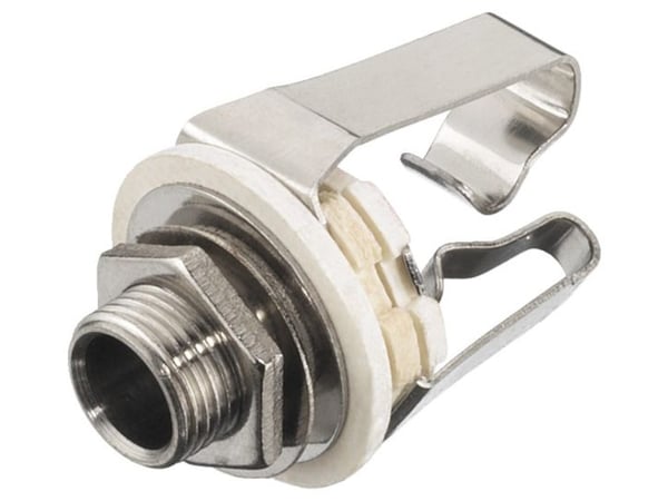 Monacor T-213J, 6,3 mm, Rustfrit Stål, Krom, 9 mm