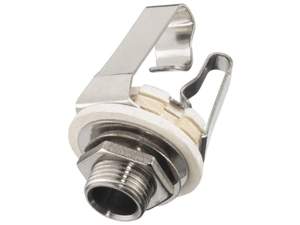 Monacor T-213J, 6,3 mm, Rustfrit Stål, Krom, 9 mm