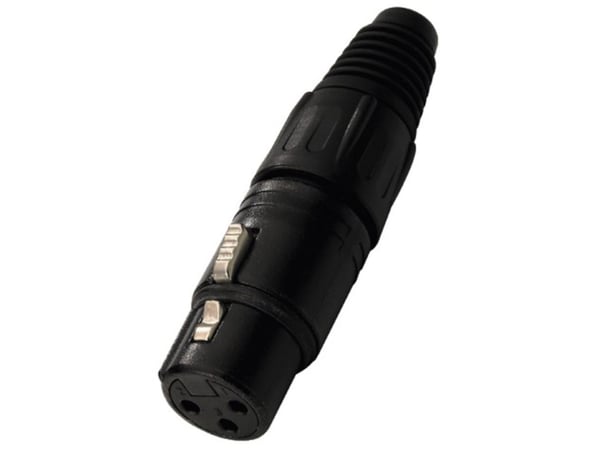 Neutrik NC3FX-BAG XLR-liitin Liitin, suora Navat: 3 Musta 1 kpl