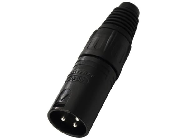 Neutrik NC3MX-BAG XLR-liitin Liitin, suora Navat: 3 Musta 1 kpl