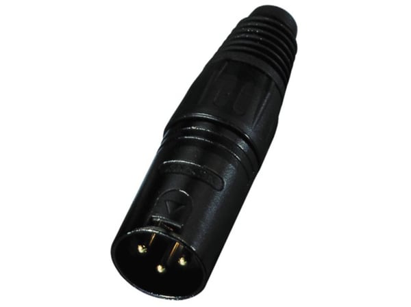 Neutrik NTR-NC3MXB, XLR, musta, Messinki, Nikkeli, Polyamidi, Polyoksimeteeni (POM), Polyuretaani, Sinkittyä terästä, Kulta, UL, UL 94 HB, IEC 6107...