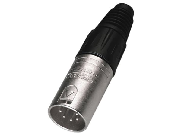 Neutrik NTR-NC5MX, XLR, Sort, Sølv, Messing, Nickel, Polyoksymetylen (POM), Polyurethan, SECC, Zink-stål, UL, UL 94 HB, IEC 61076-2-103, IP 40, IEC...