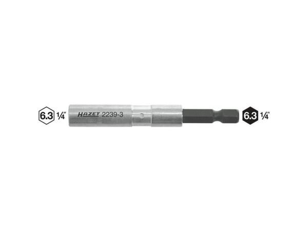 HAZET 2239-3, 1 stykker, Hex (metrisk), 6 mm, 7,5 cm, 33 g