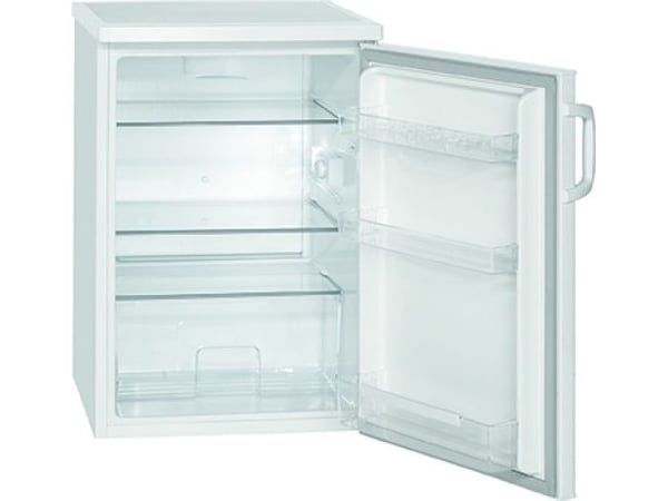 Bomann VS 2195 W, 133 L, N-T, 39 dB, D, Valkoinen