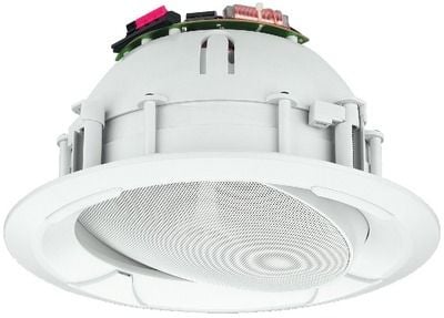 Monacor EDL-65TW, 2-veis, 1.0 kanaler, Koblet med ledninger (ikke trådløs), 30 W, 50 - 20000 Hz, Hvit