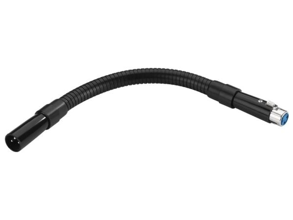 Monacor GN-10XLR/SW, Sort, XLR 3 pin, 0,3 m, 30 cm